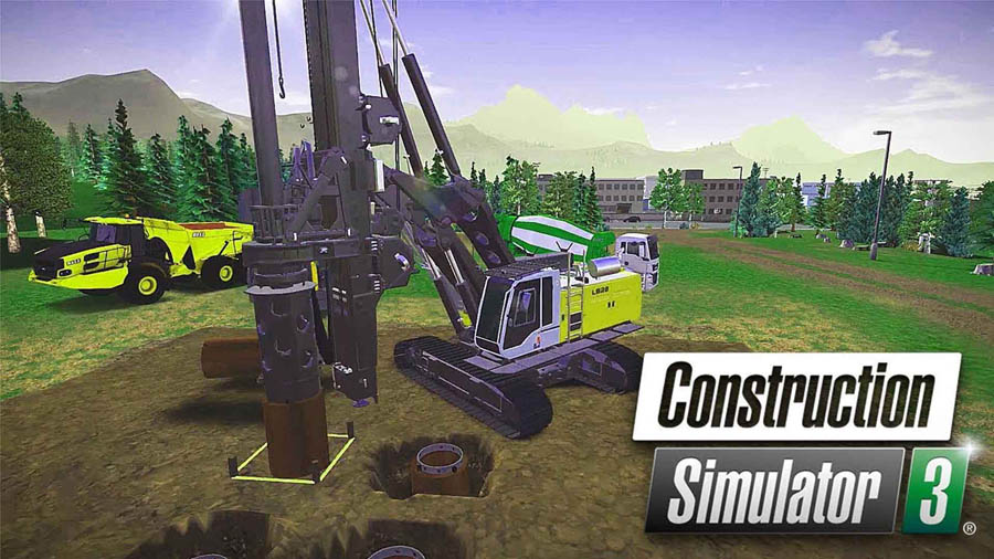 A picture of Construction Simulator 2, one of the best truck games for ps5.