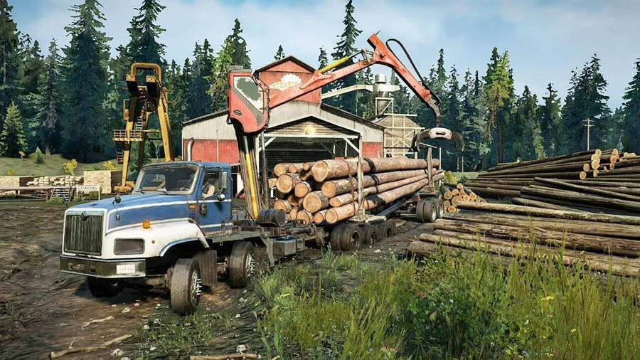 An official photo of the game, featuring your truck.