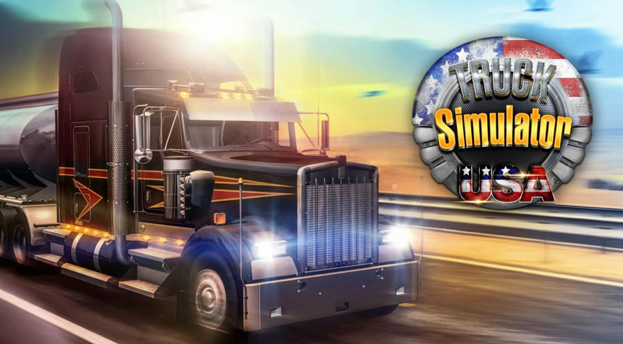 The official picture of American Truck Simulator, one of the best truck games for switch.