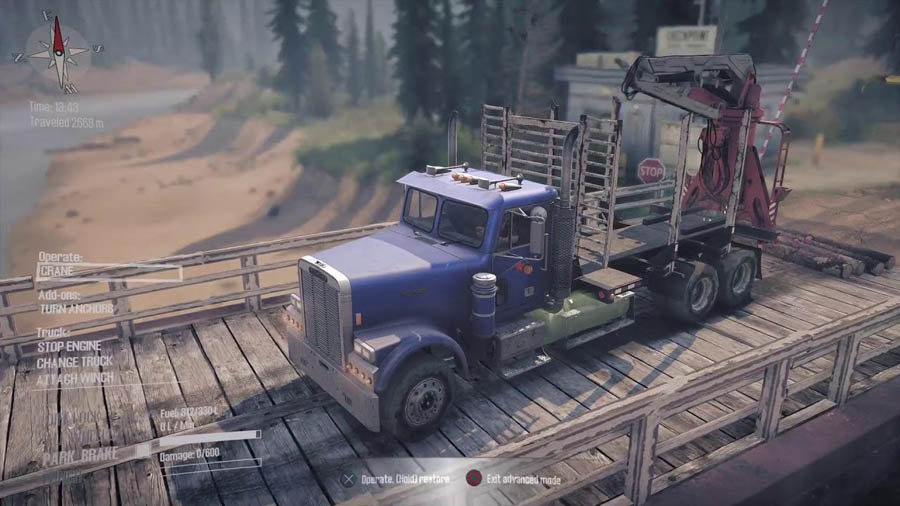 in game Picture of MudRunner, One of best truck games for xbox.