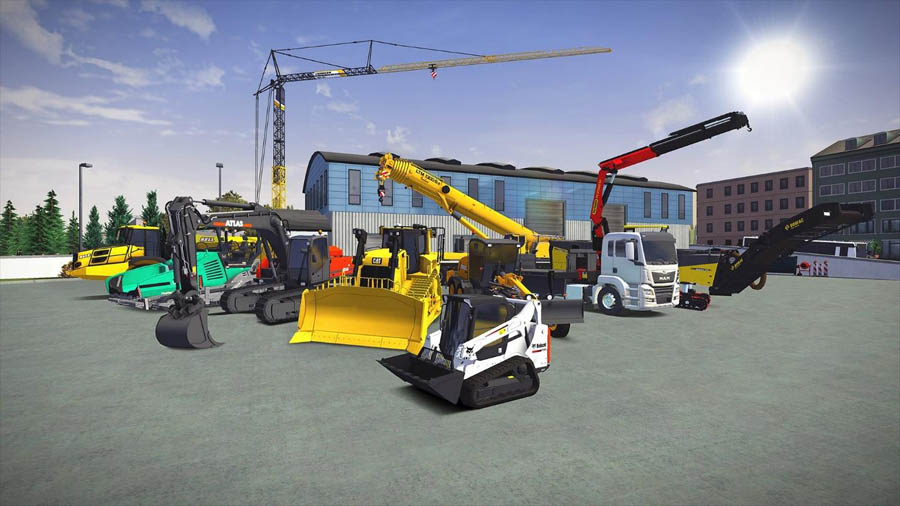 in game Picture of Construction Simulator 3, One of best truck games for xbox.