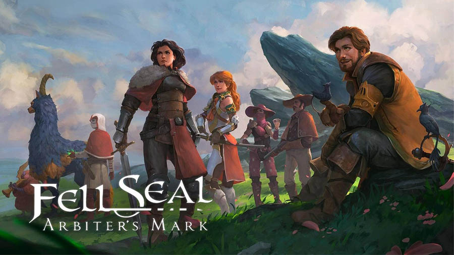 The Official picture of Fell Seal: Arbiter's Mark with its characters, One of Best Turn-Based Strategy Games for PS4.