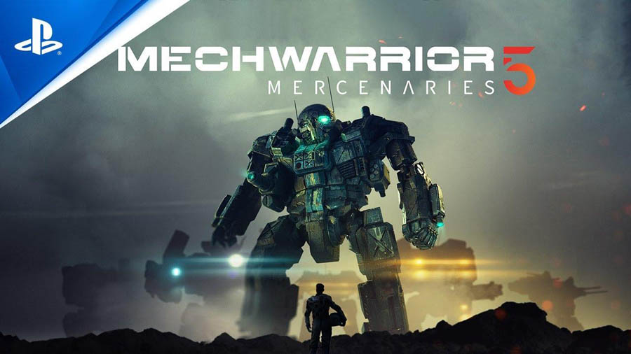 The Official picture of MechWarrior 5: Mercenaries, One of Best Turn-Based Strategy Games for PS4.