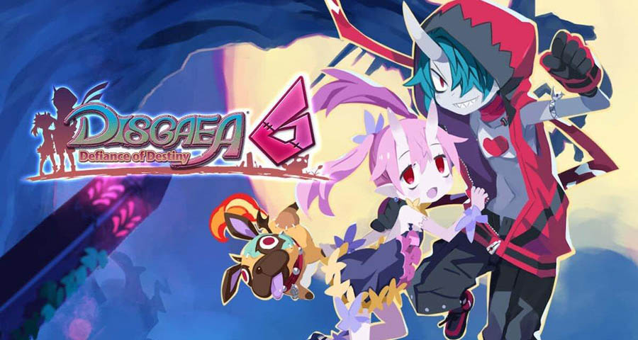 The Official picture of Disgaea 6: Defiance of Destiny with its characters, One of Best Turn-Based Strategy Games for PS5.