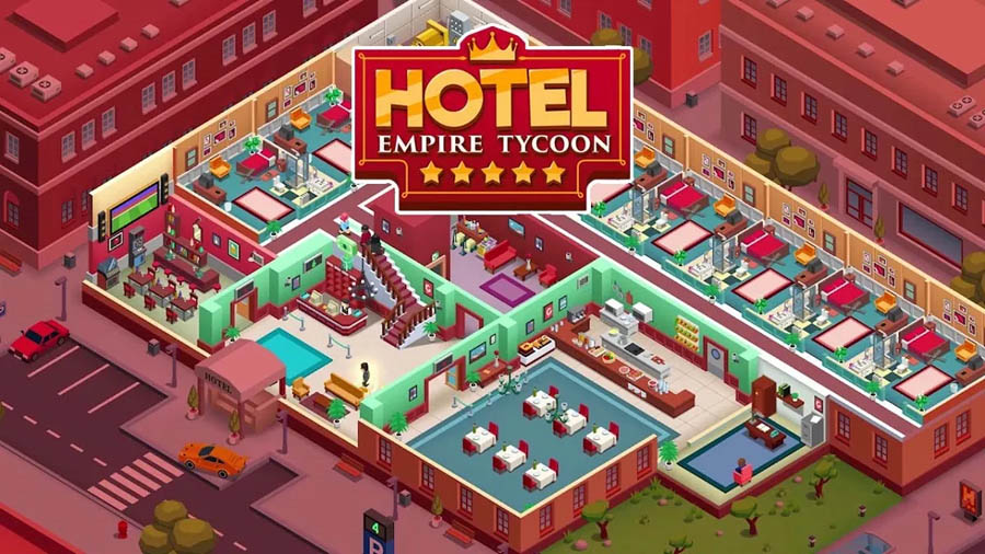 The Official Picture of Hotel Empire Tycoon, One of best tycoon games for android.