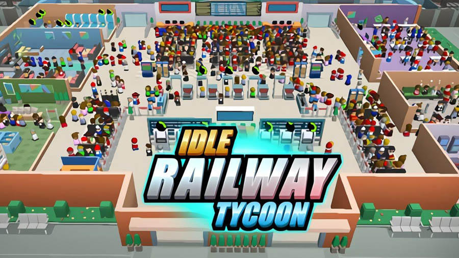 The Official Picture of Idle Railway Tycoon, One of best tycoon games for android.