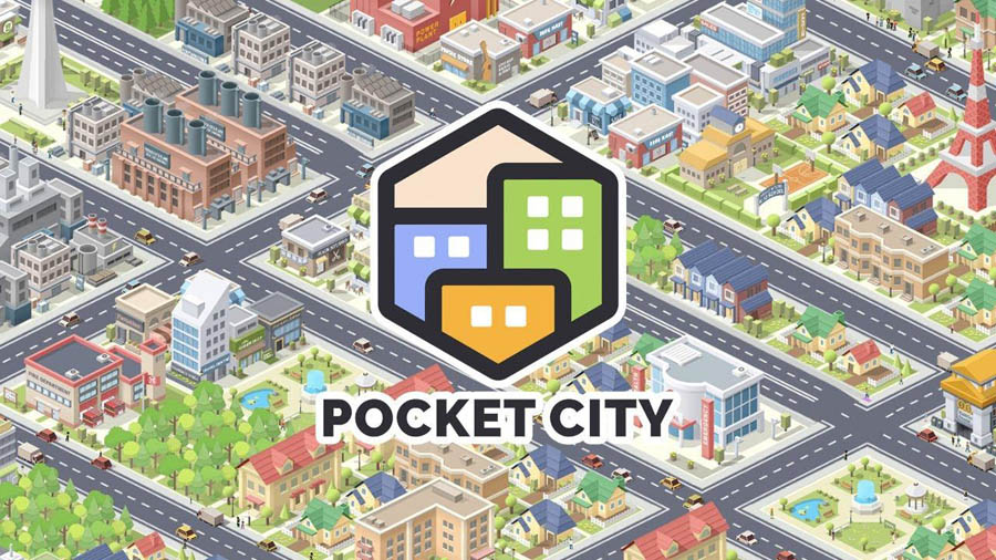 The Official Picture of Pocket City, One of best tycoon games for android.