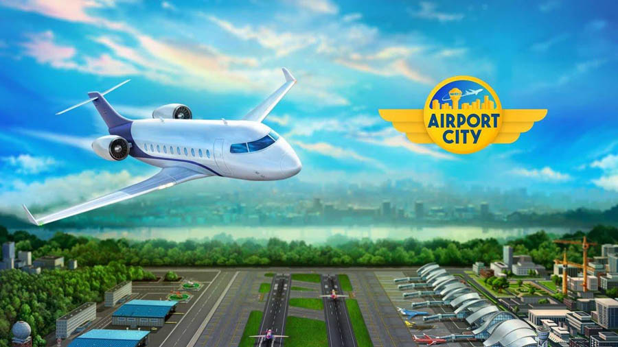 The Official Picture of Airport City, One of best tycoon games for android.