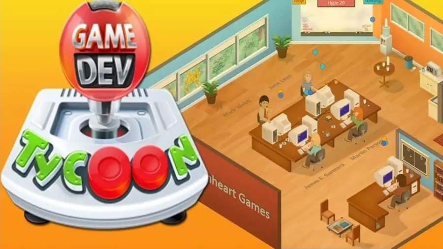 The Official Picture of Game Dev Tycoon, One of best tycoon games for android.