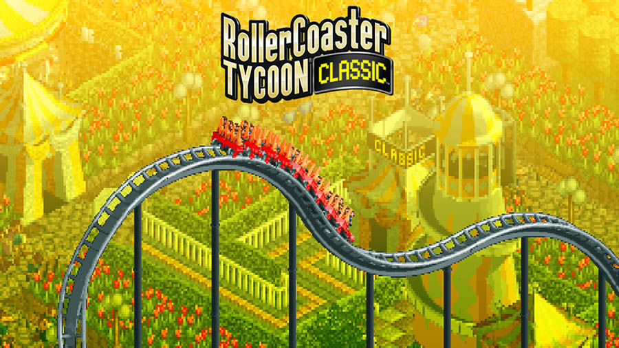 The Official Picture of RollerCoaster Tycoon Classic, One of best tycoon games for pc.