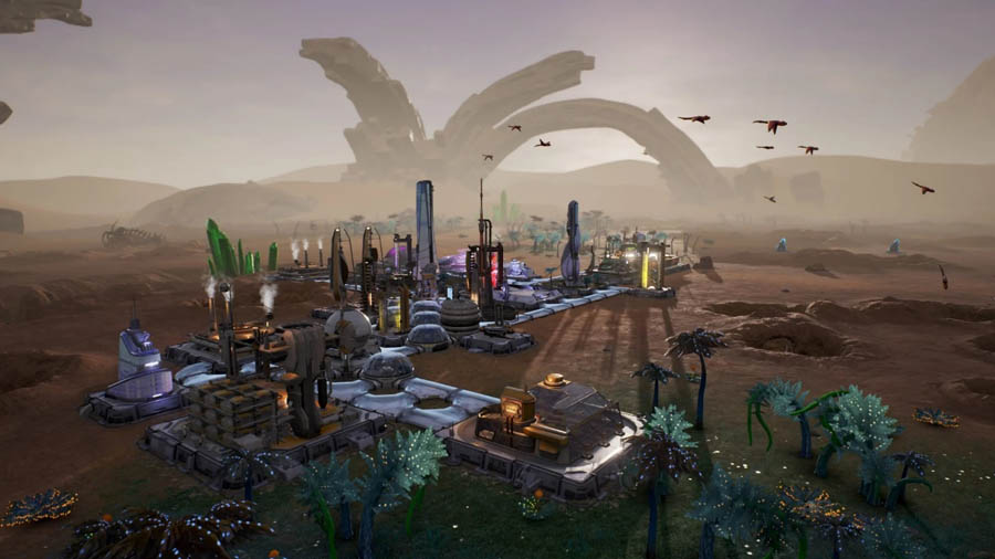 An official picture of Aven Colony, one of the best tycoon games for ps4.