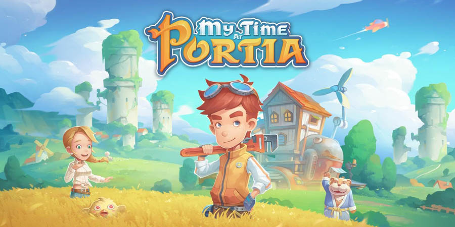 The Official Picture of My Time at Portia, One of best tycoon games for switch.