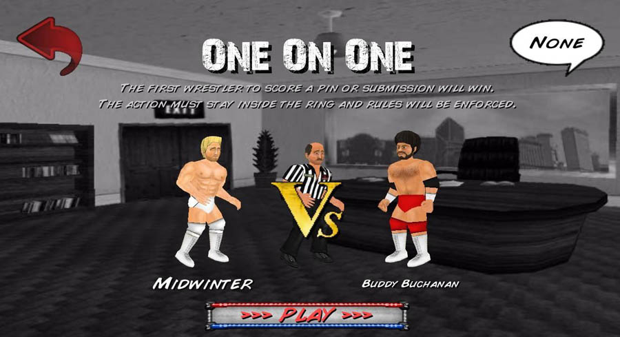 in game Picture of Booking Revolution with its characters, One of best wrestling games for android.