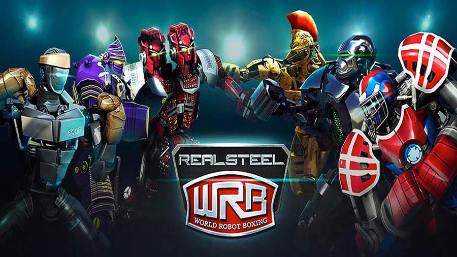 The Official Picture of Real Steel with its characters, One of best wrestling games for android.