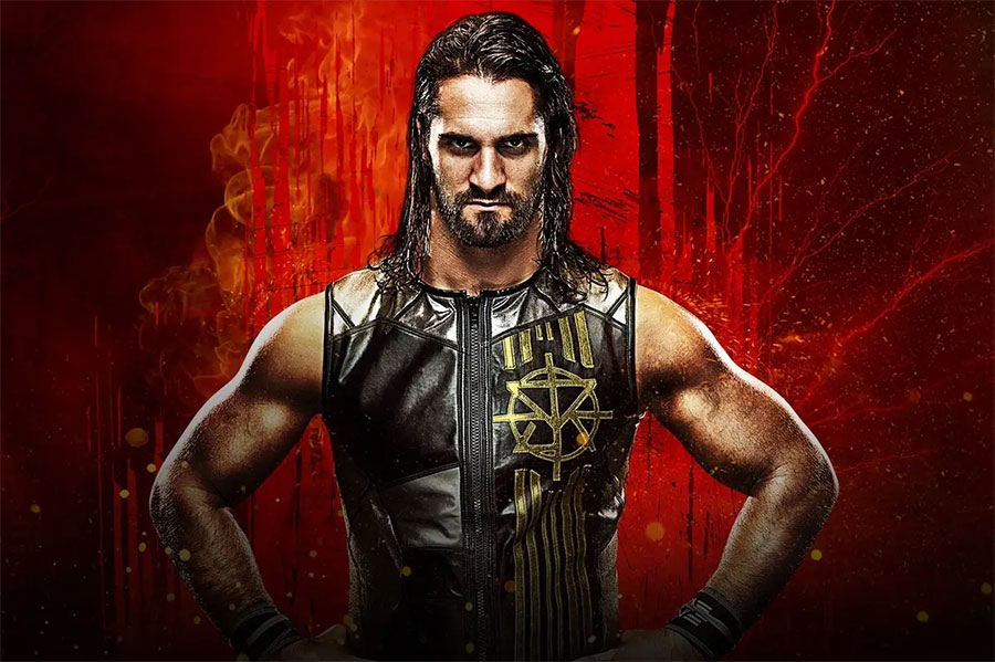 The Official Picture of WWE 2K18 with Seth Rollins, One of best wrestling games for ps4.