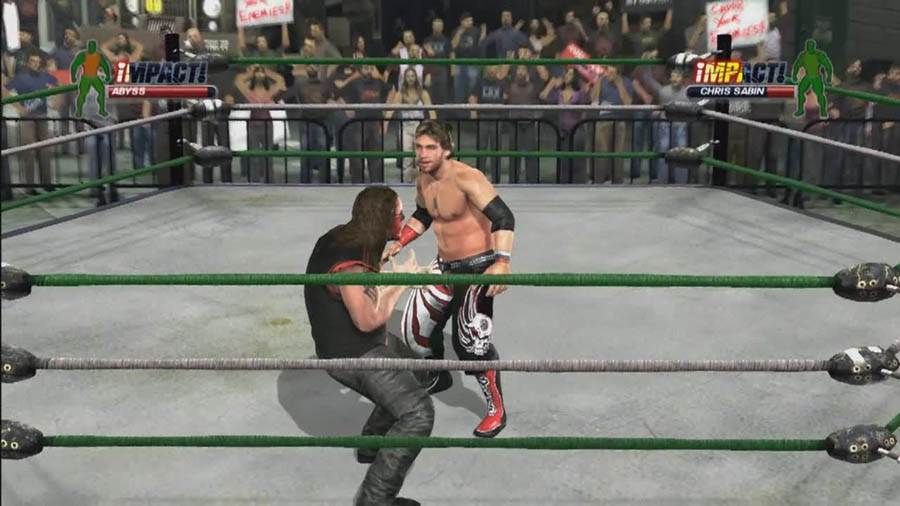 An official photo of the game, featuring two characters.