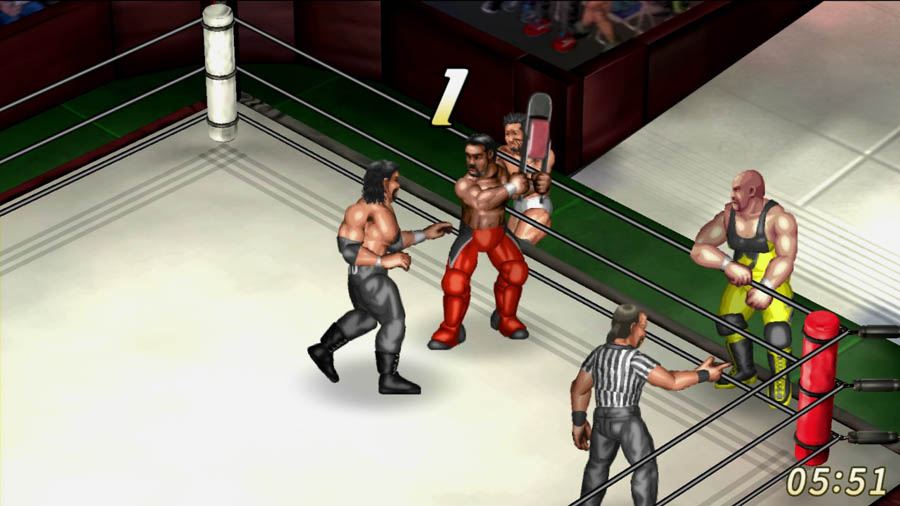 The official picture of Fire Pro Wrestling World, one of the best wrestling games on PS5.