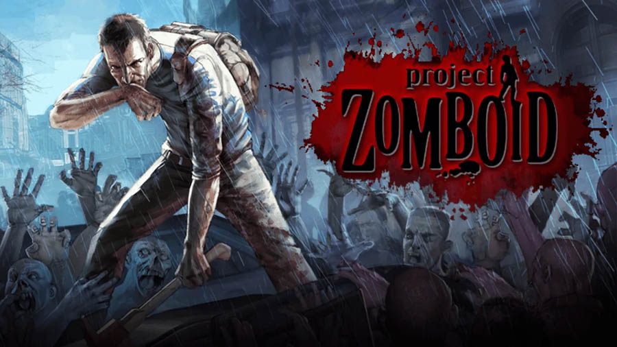 The Official Picture of Project Zomboid with its character, One of best zombie games for mac.