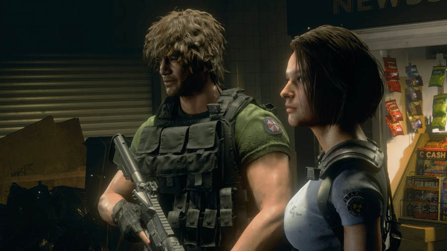 A picture of Resident Evil 3 (Remake), one of the best zombie games for xbox.