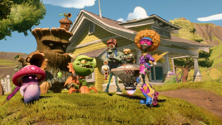 A main picture of Plants vs. Zombies: Battle for Neon Mall.