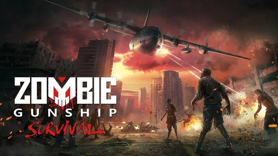 The Official Picture of Zombie Gunship Survival, One of best zombie games on android.