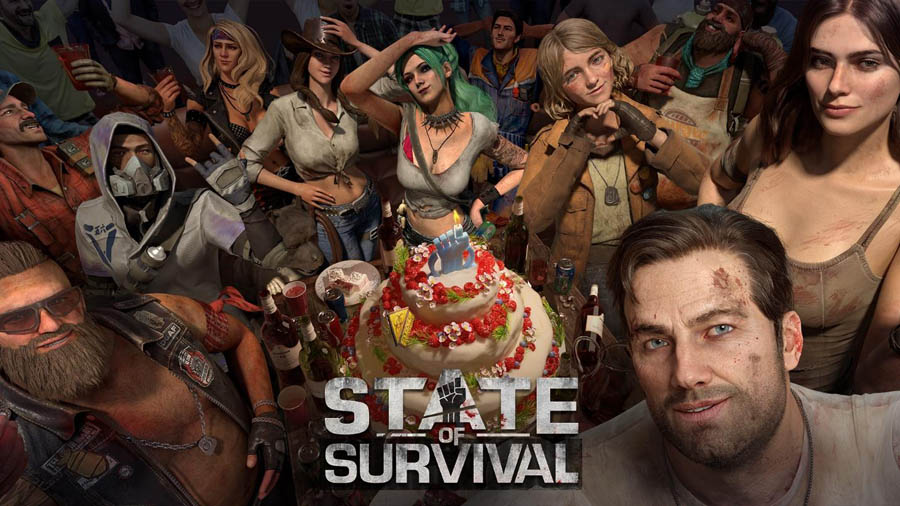 The Official Picture of State of Survival with its characters, One of best zombie games on chromebook.