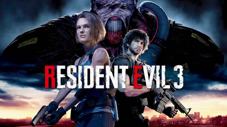 The Official Picture of Resident Evil 3 (Remake) with Jill and Carlos, One of best zombie games on pc.