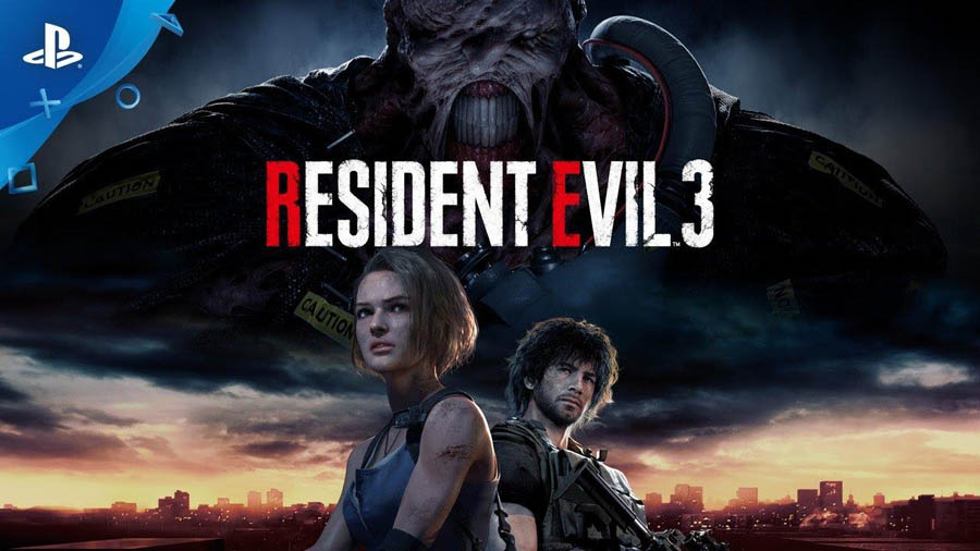 The Official Picture of Resident Evil 3 (Remake) with Jill and Carlos, One of best zombie games on ps5.