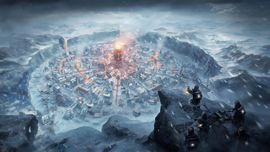 The Official Picture of Frostpunk: Rise of the City, One of best ai games for iphone.