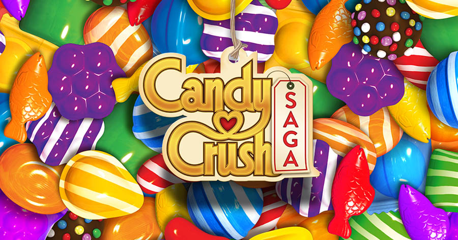 The Official Picture of Candy Crush Saga, One of most downloaded games in google play store.