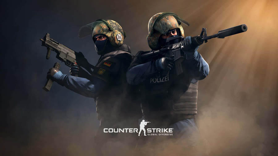 The Official Picture of Counter-Strike: Global Offensive with its characters, One of most downloaded games in steam.