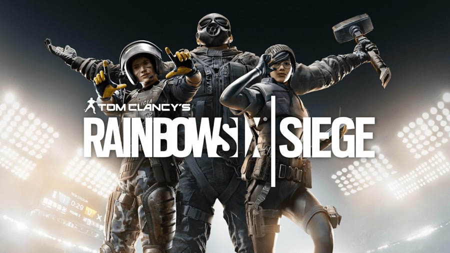 The Official Picture of Rainbow Six Siege with its Operators, One of popular games on youtube.