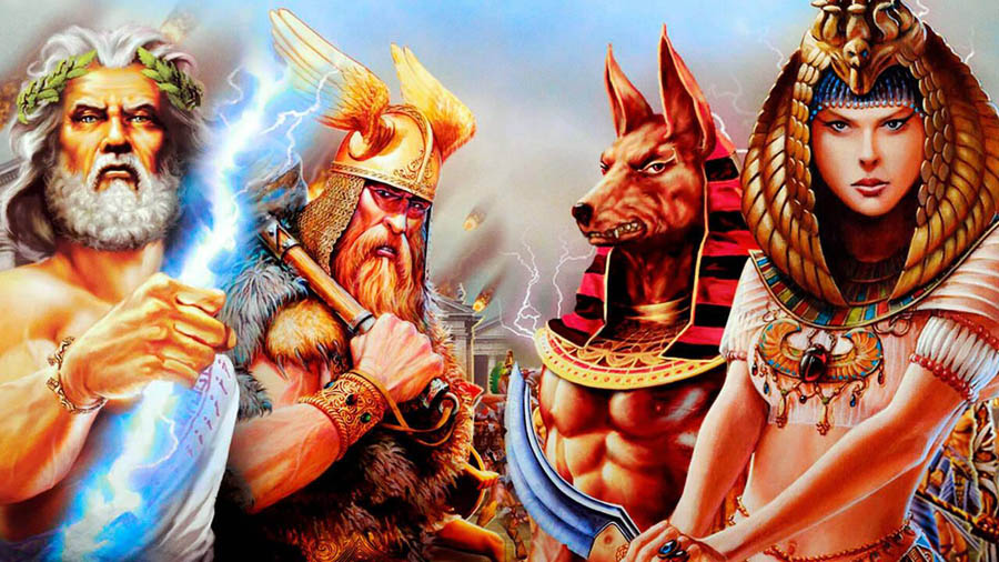 Official cover art of Age of Mythology: Extended Edition.