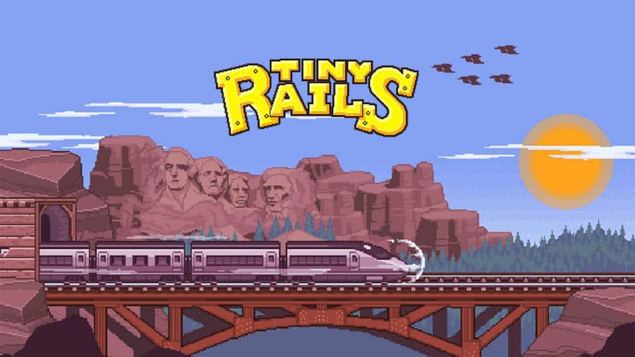 The Official Picture of Tiny Rails, One of train games for chromebook.