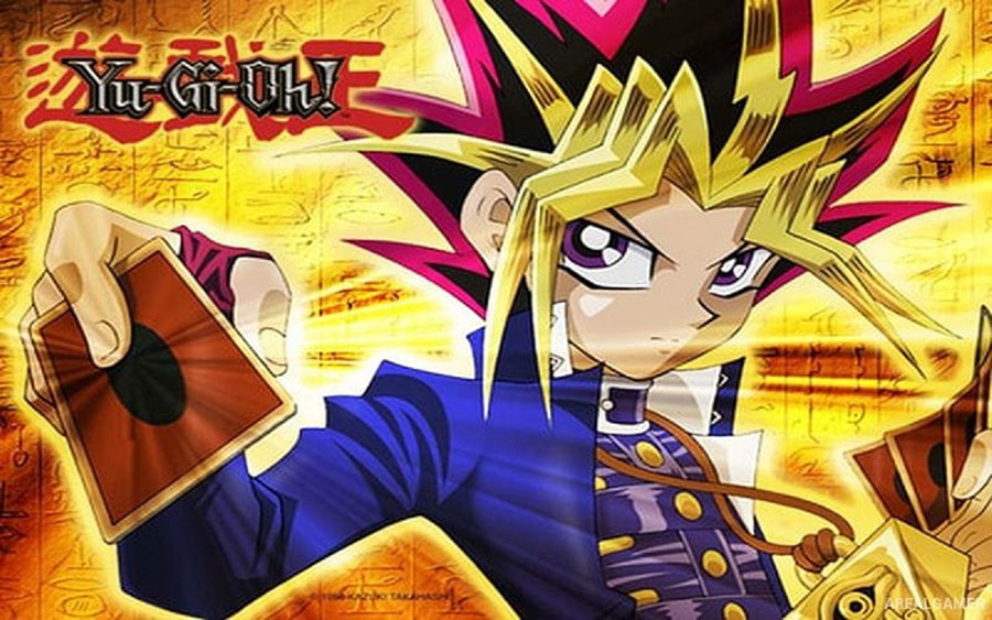 The official picture of the game, showing a character and cards.