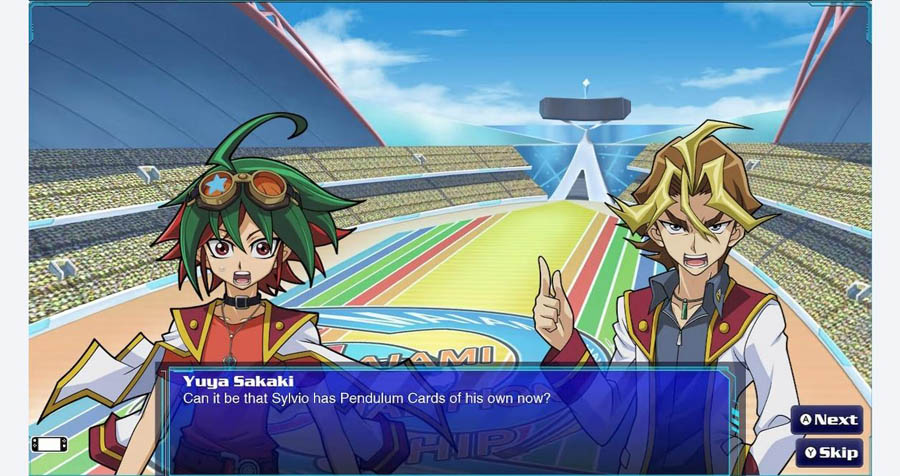 An official picture of the game, featuring two characters.