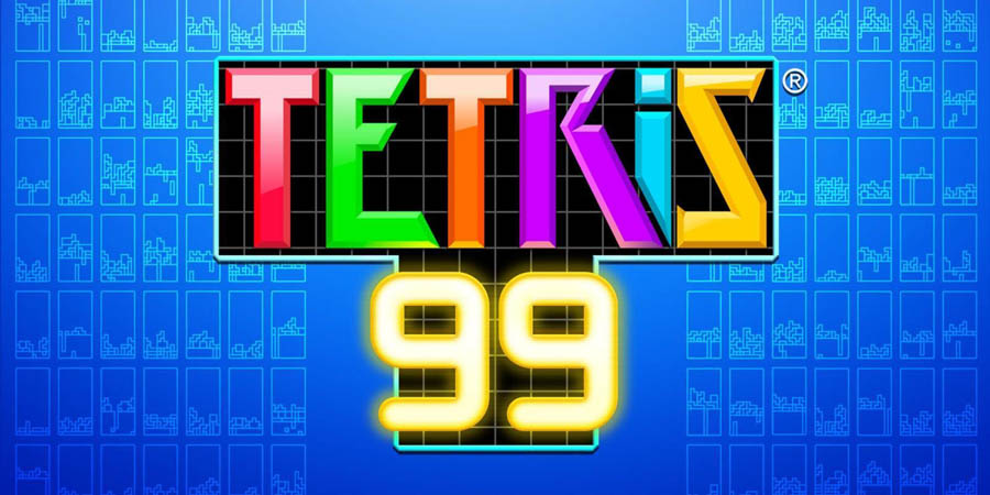 The Official Picture of Tetris 99, One of best battle royale games for Switch.