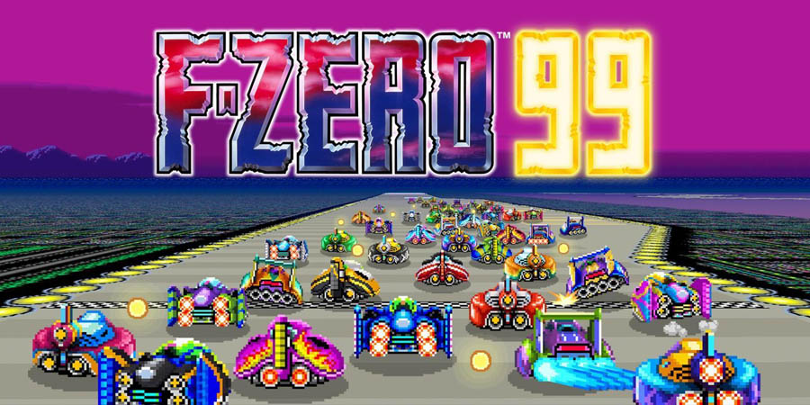 The Official Picture of  F-Zero 99, One of best battle royale games for Switch.