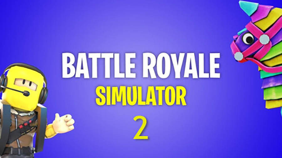 The Official Picture of Battle Royale Simulator 2 with its characters, One of best battle royale games Roblox.