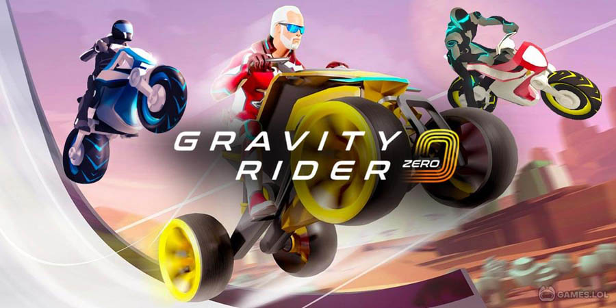 An official wallpaper of Gravity Rider Zero.