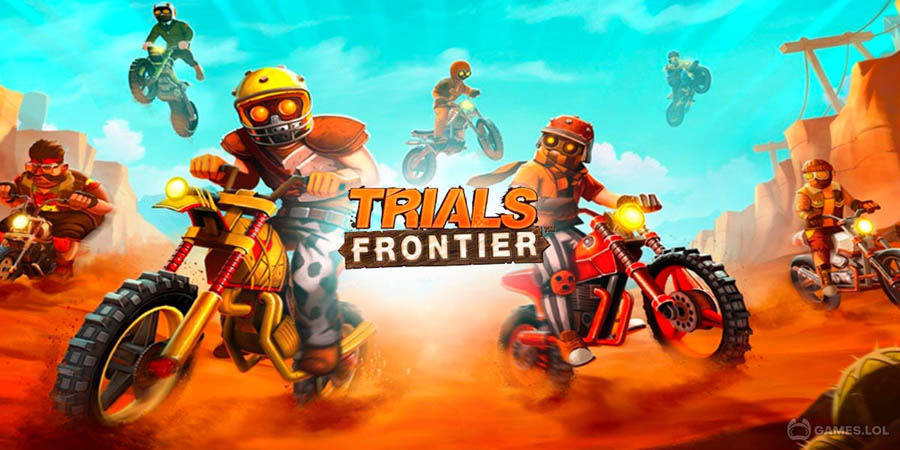 The official picture of Trials Frontier, one of the best bike games for iPhone.