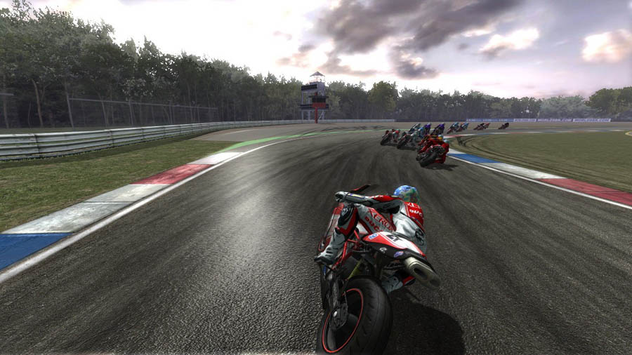 An official wallpaper of SBK16, one of the best bike games for iPhone.