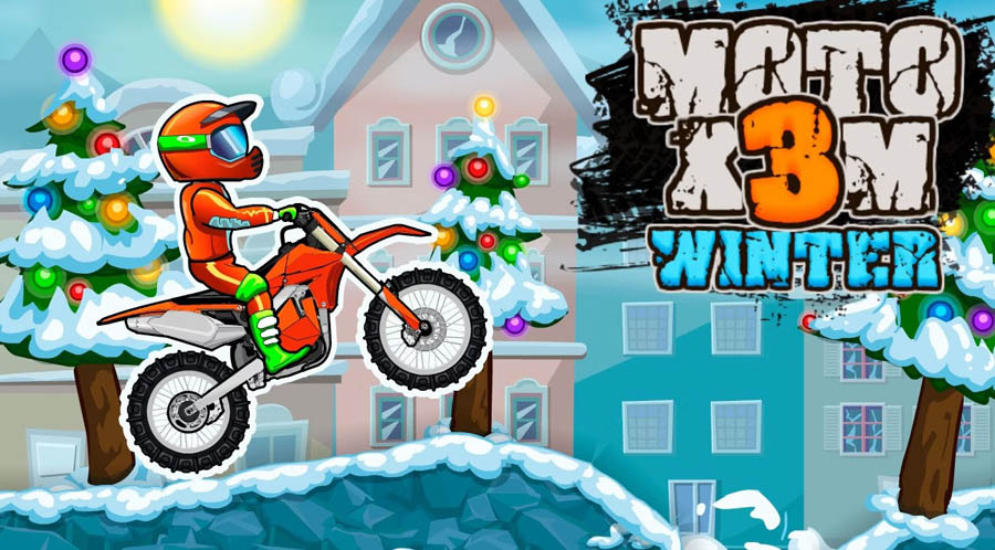 The official cover of Moto X3M Bike Race Game.