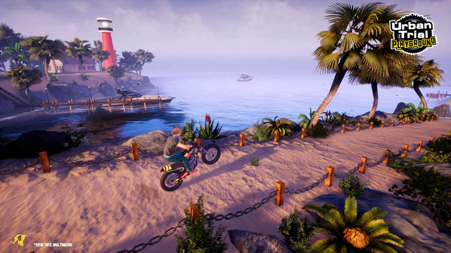 A picture of Urban Trial Playground, one of the best bike games for Nintendo Switch.