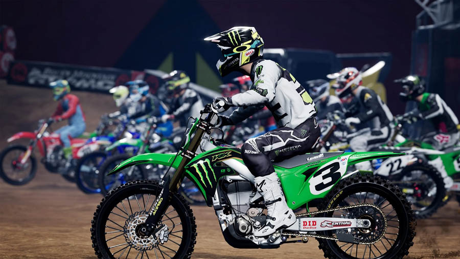 An official picture of Monster Energy Supercross 4.