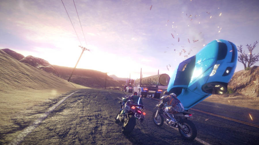 An official picture of Road Redemption, one of the best bike games on Steam.