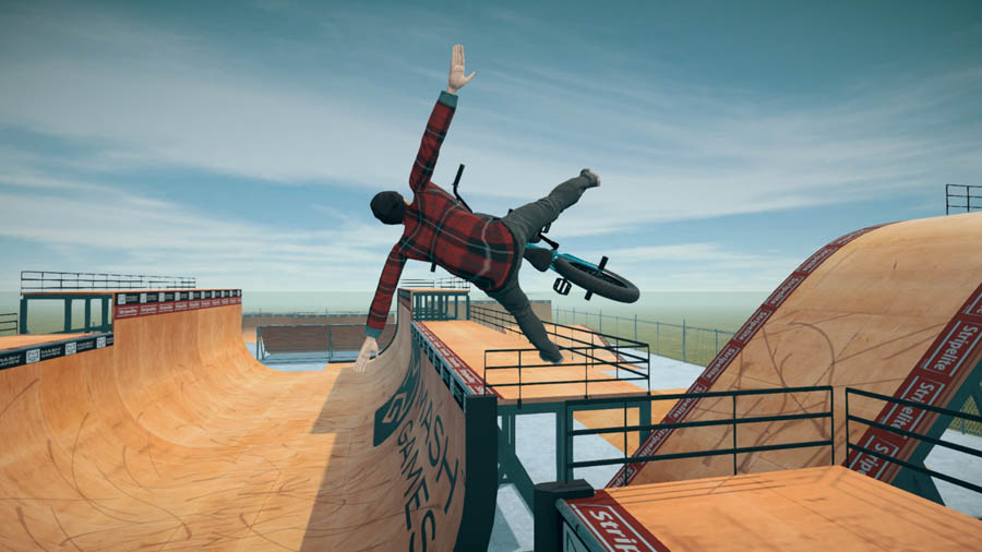 The official cover of BMX Streets PIPE, one of the best bike games on Steam.