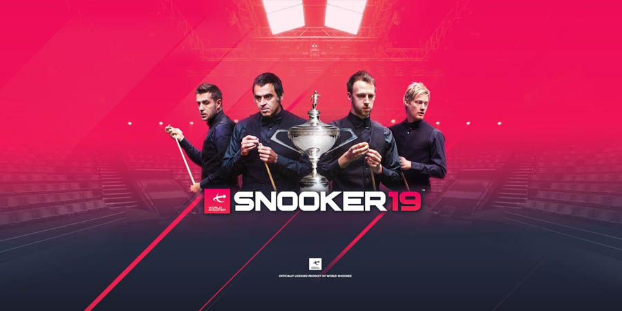 The Official Picture of Snooker 19 with Notable Players, One of best billiard games for switch.