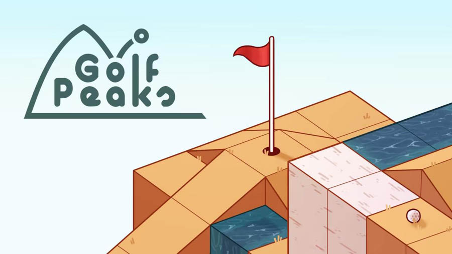 The Official Picture of Golf Peaks (Billiard Mode), One of best billiard games for switch.