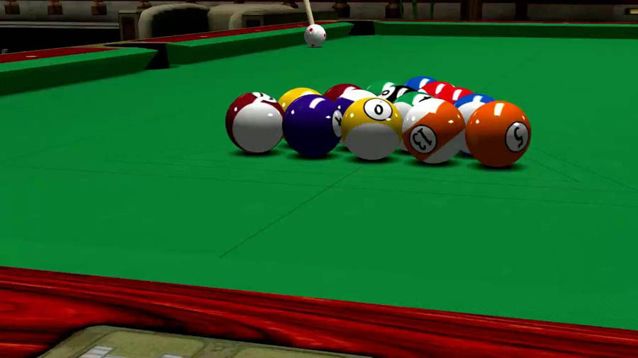 in game Picture of Virtual Pool 4, One of best billiard games for Xbox.